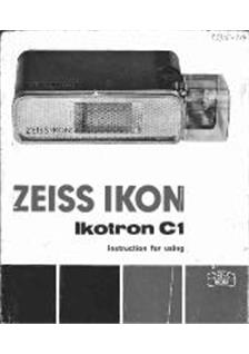 Zeiss Ikon Ikotron manual. Camera Instructions.